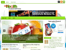 Tablet Screenshot of healthclubandfitness.com